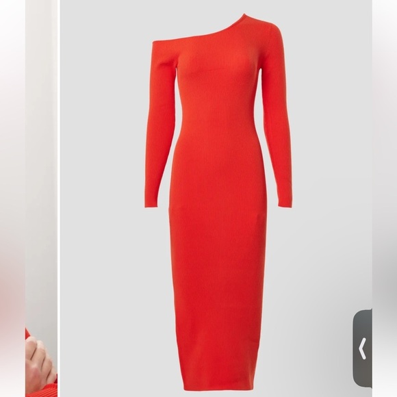 LAPOINTE Orange Off-Shoulder Dress - Picture 5 of 11